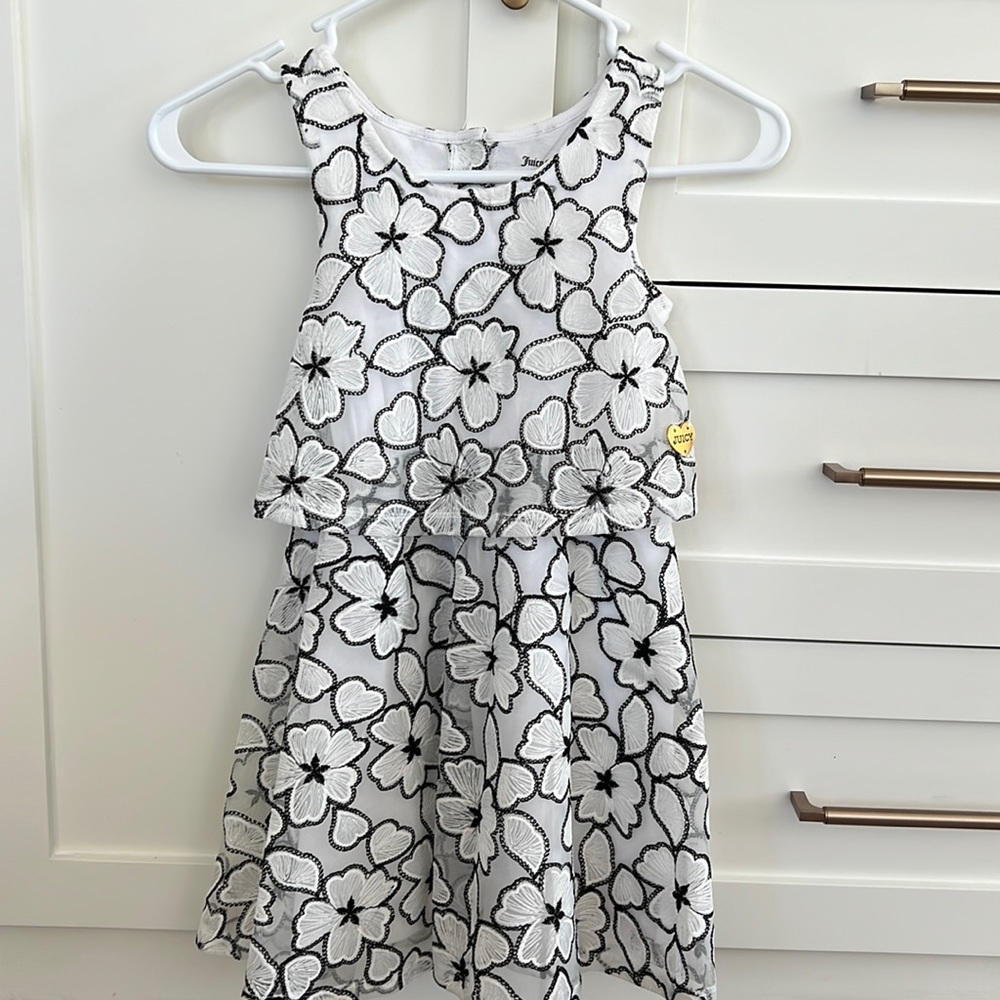 Juicy Couture Girls Lace Dress - size 6x